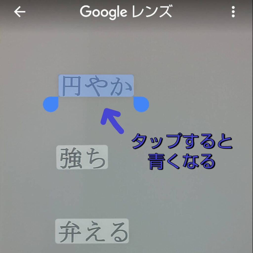 Googleレンズで読めない漢字を調べる4